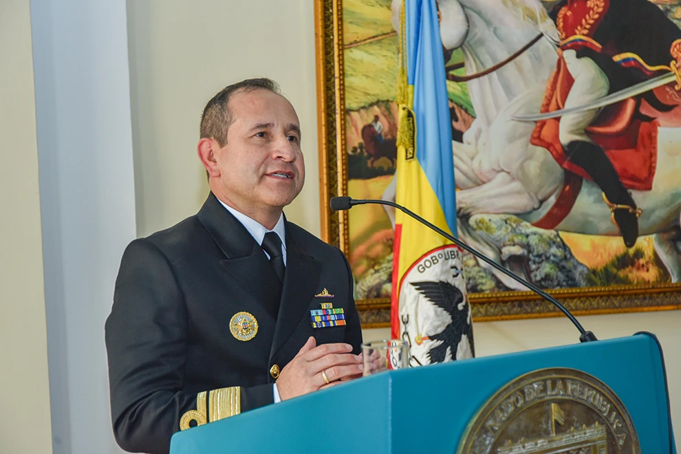 Rear Admiral Sanabria, Executive Secretary of the Colombian Ocean Commission